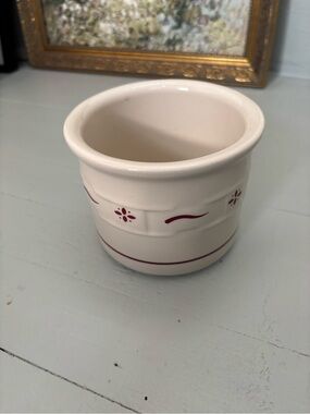 Longaberger | Small Burgundy Crock